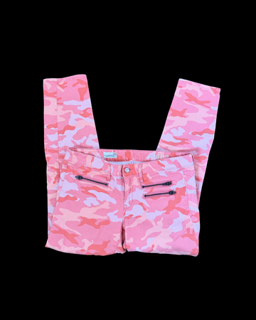 Pink Camo Capri