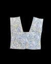 Paisley Print Capri Jeans